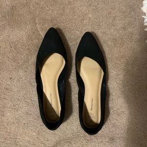 Black Dress Flats with Memory Foam